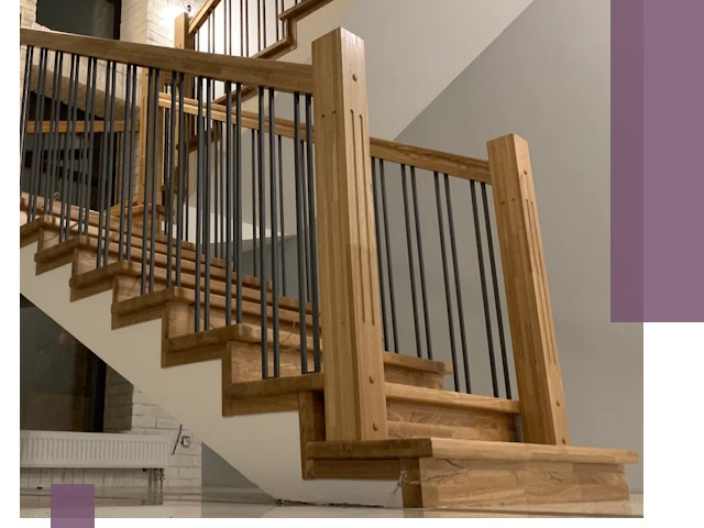 Реставрация деревянных и металлических лестниц в Самаре