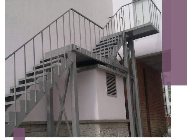 Монтаж пожарных лестниц под ключ в Самаре с гарантией качества