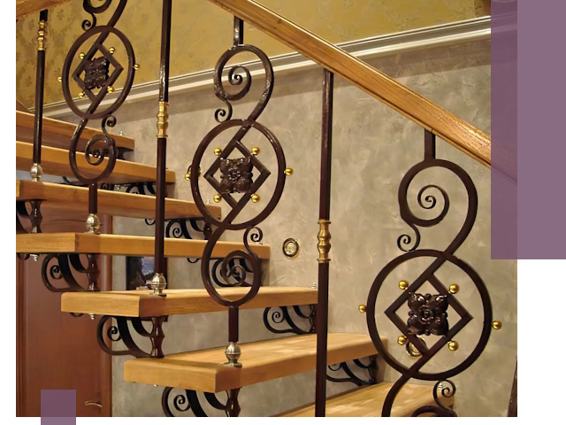 Изготовление кованых лестниц под ключ в Самаре