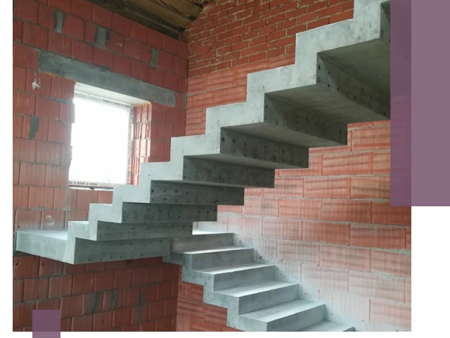 Бетонные лестницы под ключ в Самаре: монтаж, демонтаж, ремонт