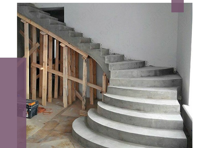Изготовление бетонных лестниц под ключ в Самаре от 19707 руб. | ПРОЛЁТ-Смр