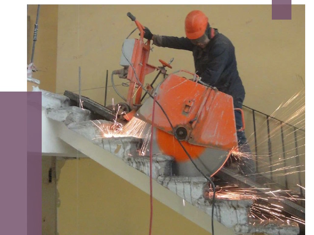 Демонтаж бетонных лестниц в Самаре от 4548 руб. за м2 | ПРОЛЁТ-Смр