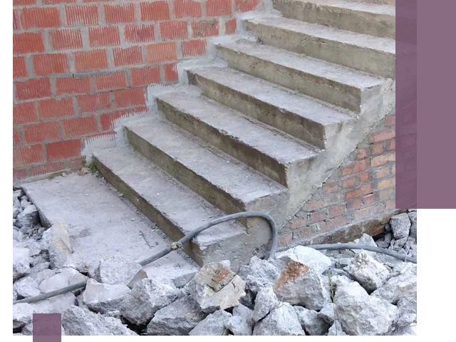 Демонтаж бетонных лестниц в Самаре: быстро и безопасно