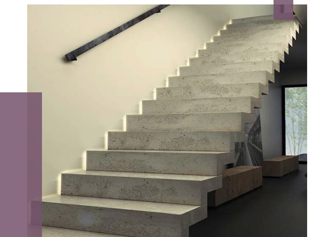 Облицовка бетонных лестниц в Самаре от 4548 руб/м2 