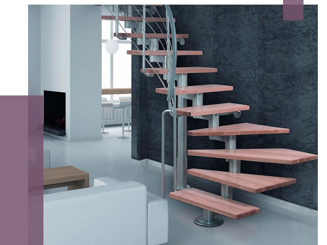 Модульные лестницы в Самаре от 16675 руб. — купить в ПРОЛЁТ-Смр