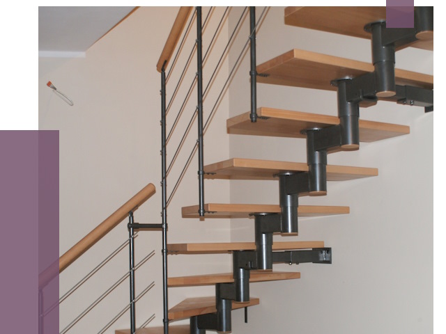 Изготовление модульных лестниц в Самаре от 11369 руб. 