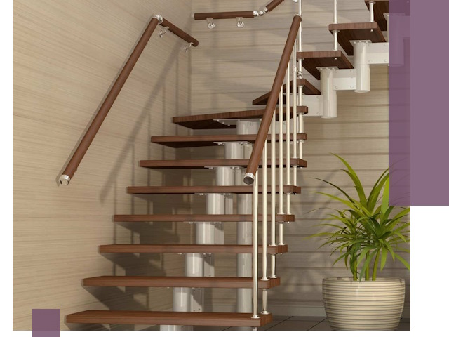 Изготовление модульных лестниц под ключ в Самаре