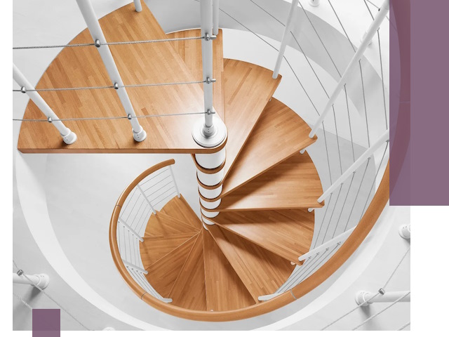 Изготовление винтовых лестниц под ключ в Самаре