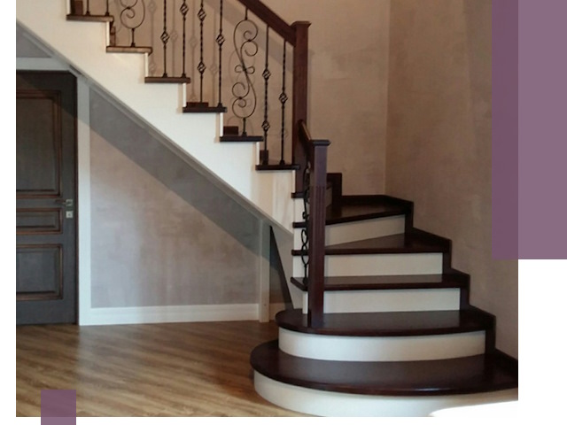 Изготовление Г-образных лестниц под ключ в Самаре