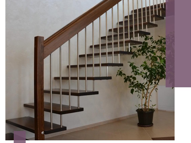 Лестницы на больцах под ключ в Самаре – изготовление и монтаж