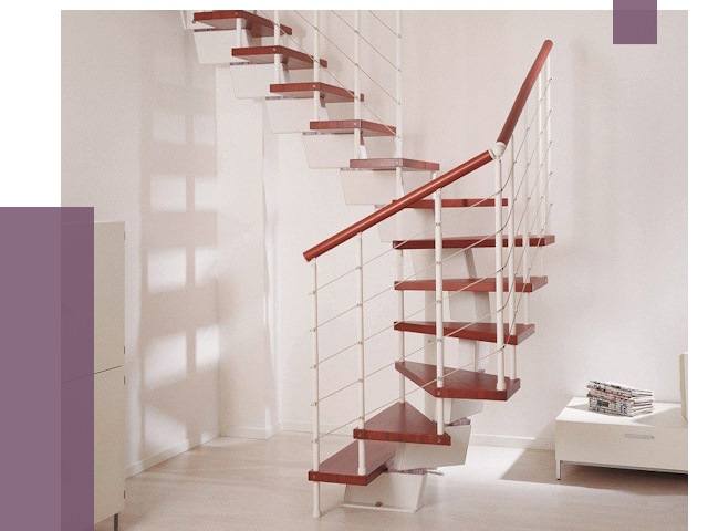 Изготовление лестниц на больцах в Самаре от 9601 руб. | ПРОЛЁТ-Смр