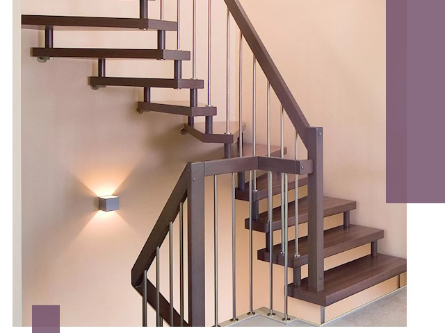 Изготовление лестниц на больцах в Самаре под ключ