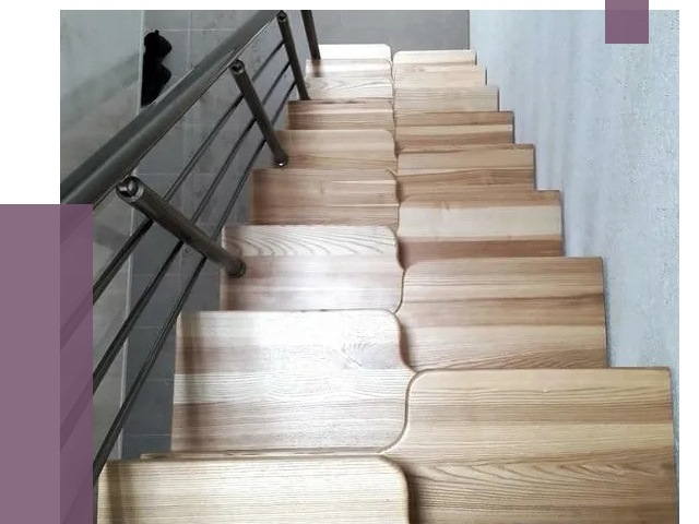 Лестницы гусиный шаг в Самаре от 12885 руб. под ключ | ПРОЛЁТ-Смр