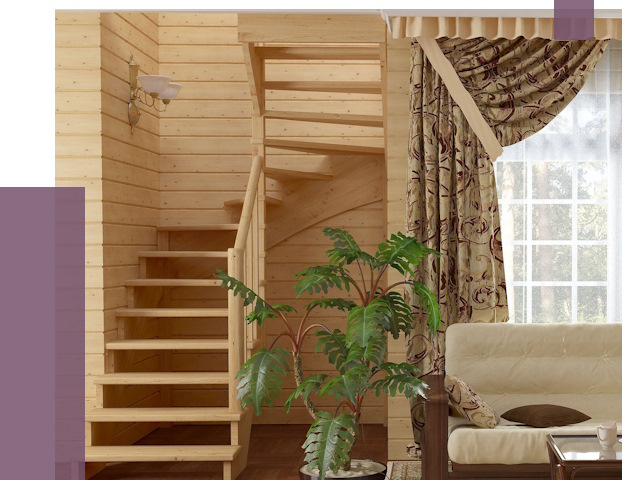 Лестницы для дачи в Самаре от 75037 руб.  | ПРОЛЁТ-Смр