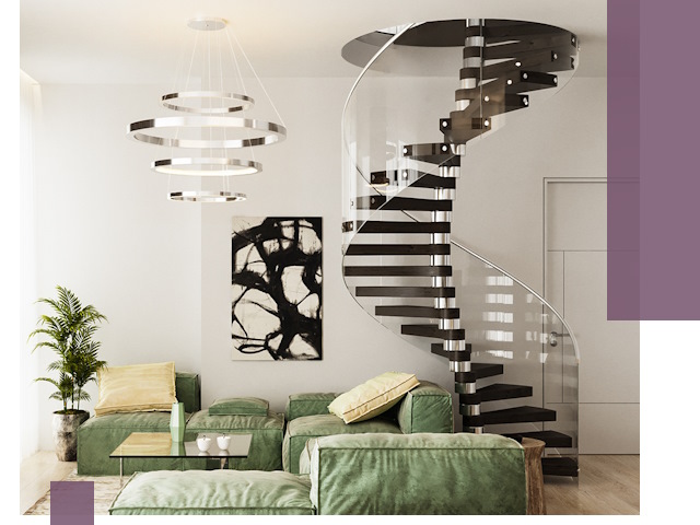 Лестницы для двухуровневой квартиры в Самаре — изготовление и монтаж