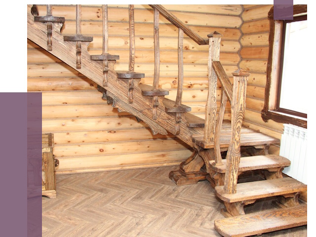 Лестницы в баню в Самаре от 18898 руб. — изготовление | ПРОЛЁТ-Смр