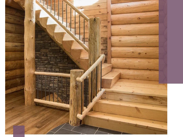 Лестницы в баню под заказ и профессиональный монтаж в Самаре