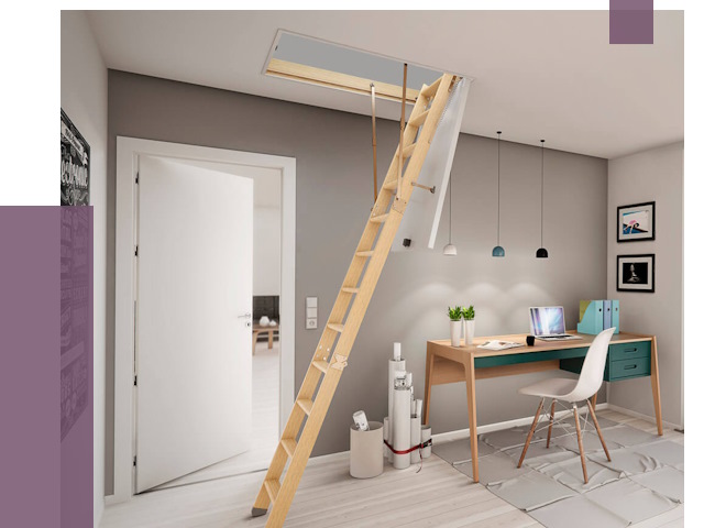 Чердачные лестницы в Самаре — от 14401 руб. | ПРОЛЁТ-Смр