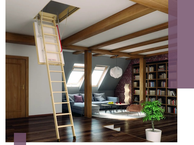 Чердачные лестницы под ключ в Самаре: изготовление и монтаж