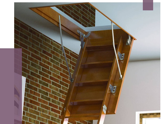 Установка чердачной лестницы в Самаре от 7731 руб. | ПРОЛЁТ-Смр