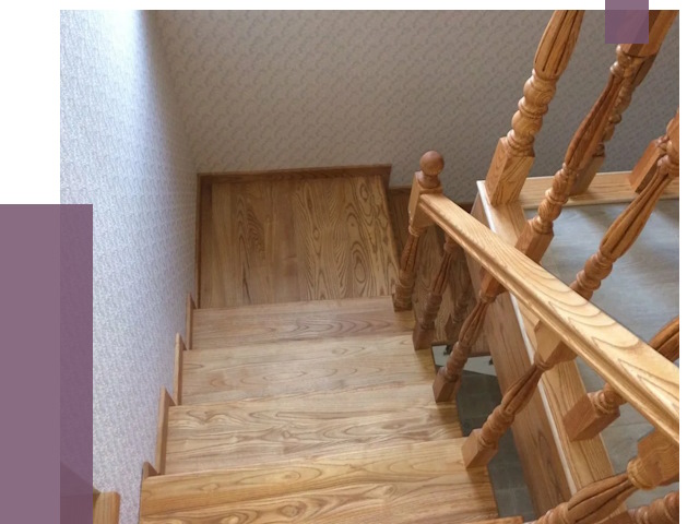 Сосновые лестницы в Самаре под ключ от 7984 руб.  | ПРОЛЁТ-Смр