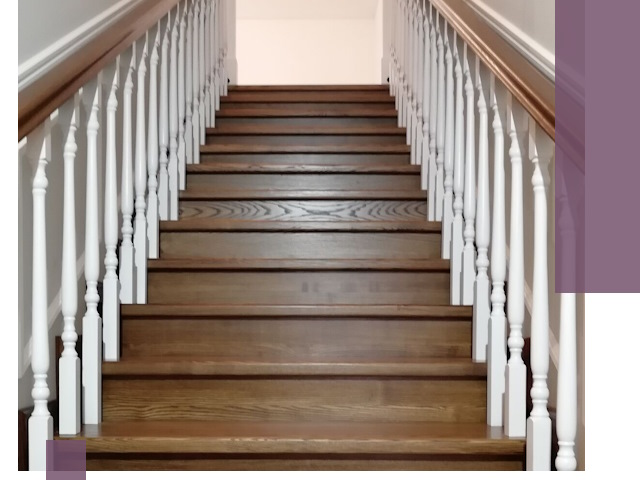 Лестницы из ясеня на заказ в Самаре — изготовление и монтаж