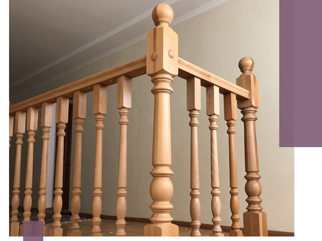 Деревянные перила на заказ в Самаре: монтаж и изготовление