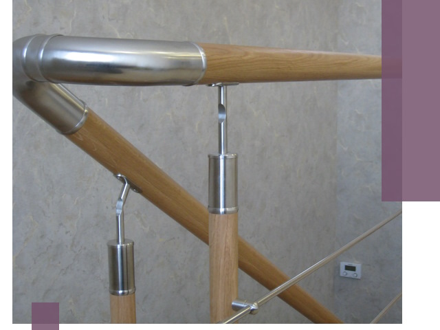 Комбинированные перила на заказ в Самаре — монтаж и производство