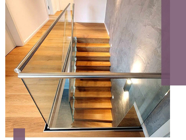 Перила для лестницы в доме — изготовление и монтаж в Самаре