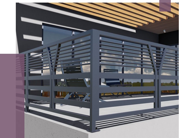 Изготовление балконных ограждений в Самаре от 10611 руб. | ПРОЛЁТ-Смр