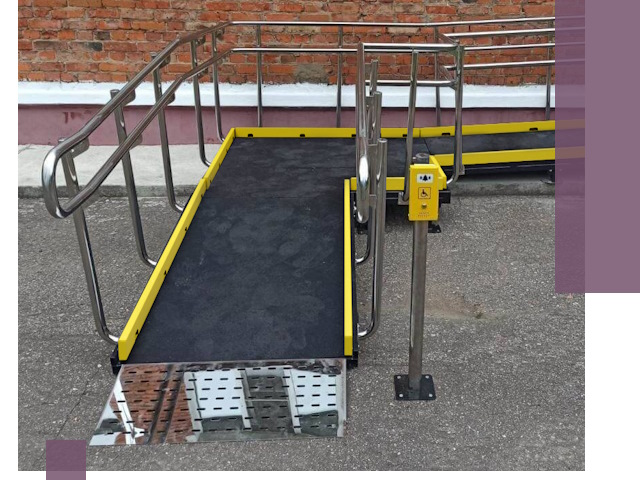 Изготовление наклонных пандусов для инвалидов в Самаре