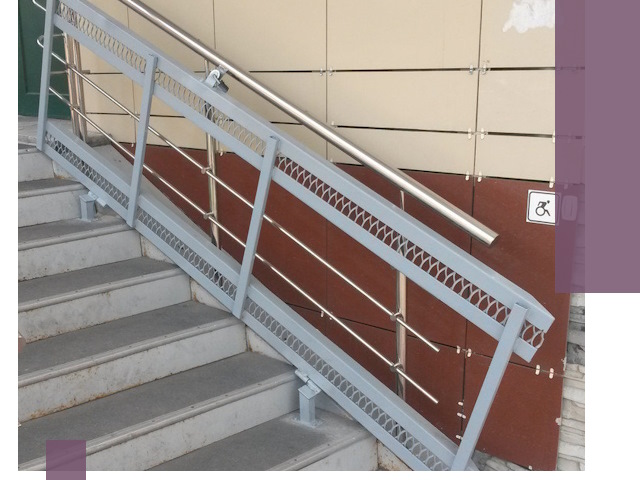 Изготовление откидных пандусов под ключ в Самаре