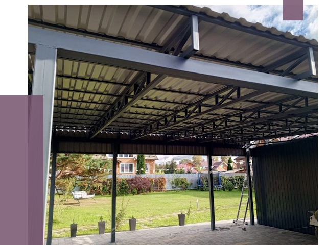 Монтаж навесов в Самаре от 7276 руб. — установка навеса | ПРОЛЁТ-Смр