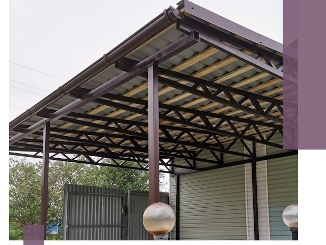 Навесы под ключ в Самаре: изготовление, монтаж и гарантия