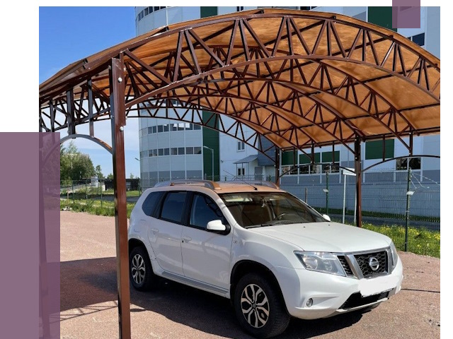 Недорогие навесы в Самаре от 42445 руб.  | ПРОЛЁТ-Смр