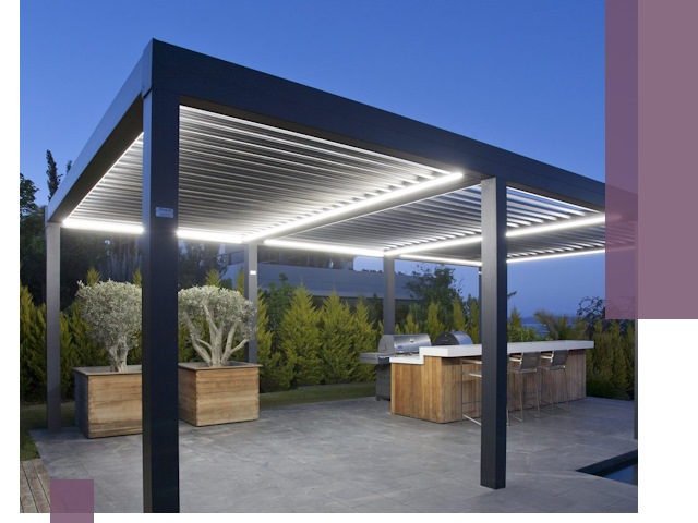 Навесы отдельно стоящие под ключ в Самаре из металла и поликарбоната