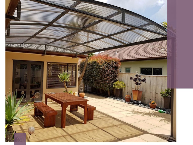 Навесы во двор под ключ в Самаре — изготовление и монтаж