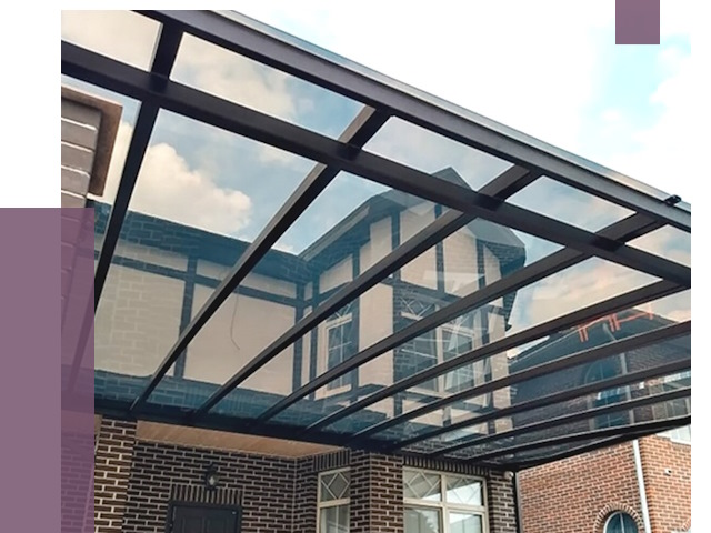 Навесы из поликарбоната в Самаре от 8509 руб. под ключ — ПРОЛЁТ-Смр