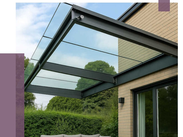 Стеклянные навесы и козырьки в Самаре от 12127 руб.