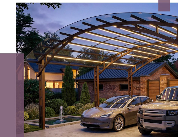 Металлические навесы в Самаре от 12531 руб. под ключ — ПРОЛЁТ-Смр