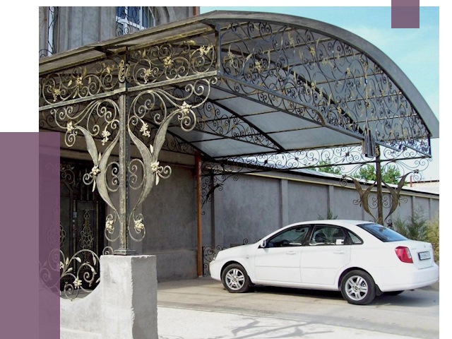 Кованые навесы в Самаре от 14401 руб. | ПРОЛЁТ-Смр