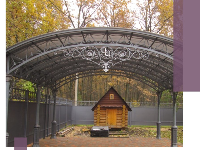 Кованые навесы премиум-класса под заказ в Самаре