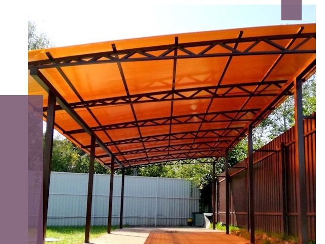 Односкатные навесы под ключ в Самаре от 12986 руб. 