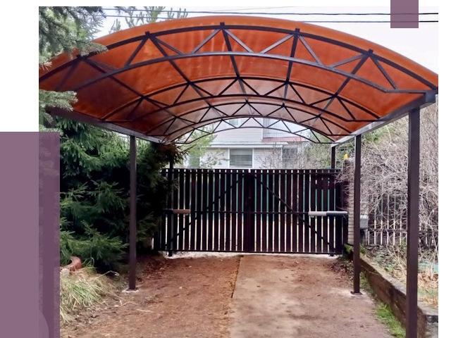 Арочные навесы в Самаре от 12582 руб. — изготовление и монтаж | ПРОЛЁТ-Смр