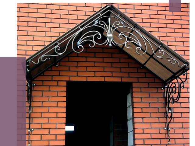 Металлические козырьки в Самаре от 10561 руб. 