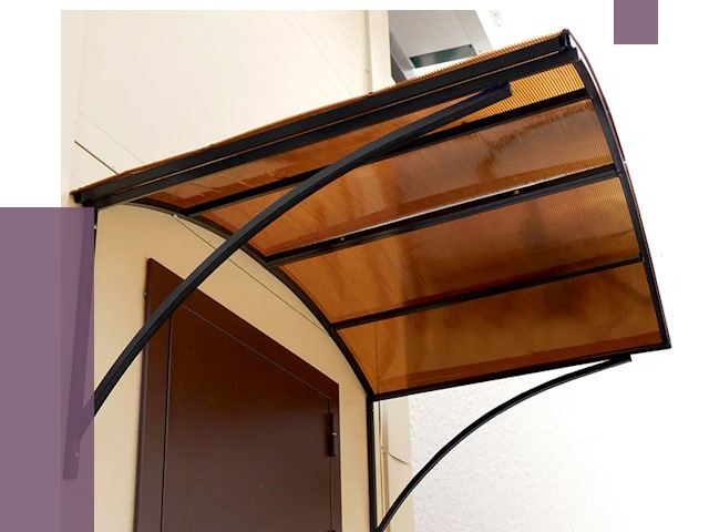 Недорогие козырьки в Самаре от 7499 руб.  | ПРОЛЁТ-Смр