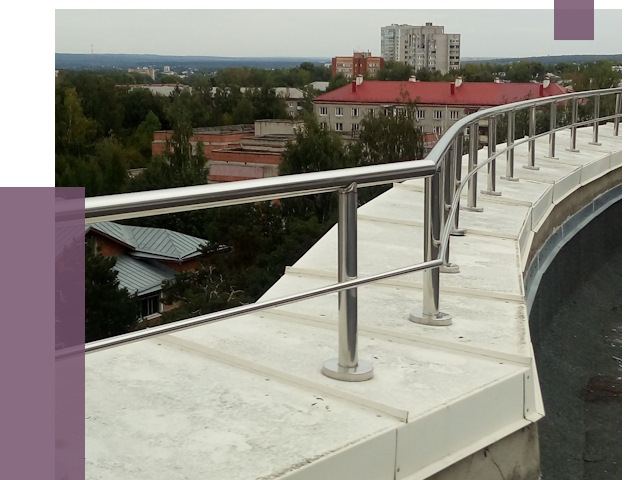 Парапеты и ограждения кровли в Самаре от 4901 руб. 