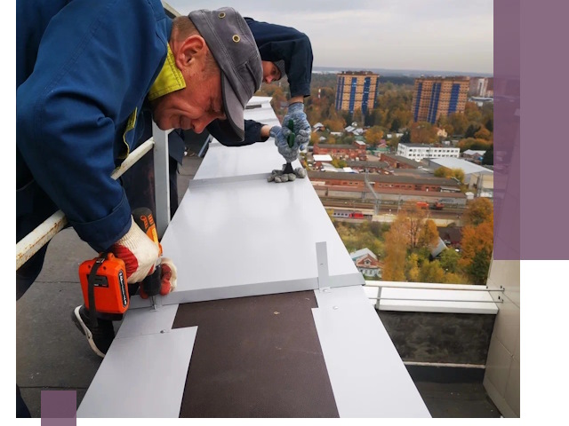 Монтаж парапетов в Самаре — установка прочных металлических ограждений