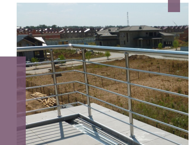 Парапеты из нержавеющей стали в Самаре от 7883 руб. за м² | ПРОЛЁТ-Смр