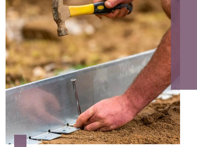 Монтаж металлических бордюров в Самаре быстро и качественно